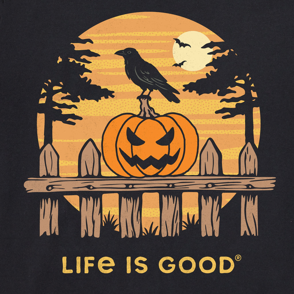 Women's Jack O Lantern Crow Short Sleeve Crusher Boxy Tee product image 2