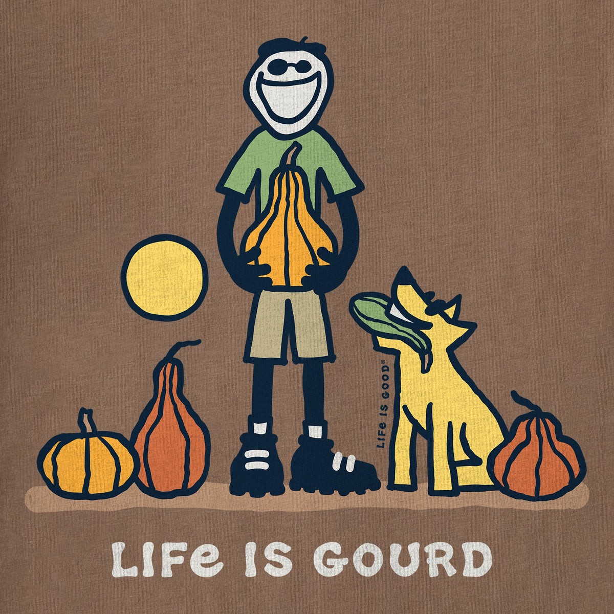 Women's Life is Gourd Jake Short Sleeve Crusher Tee product image 2