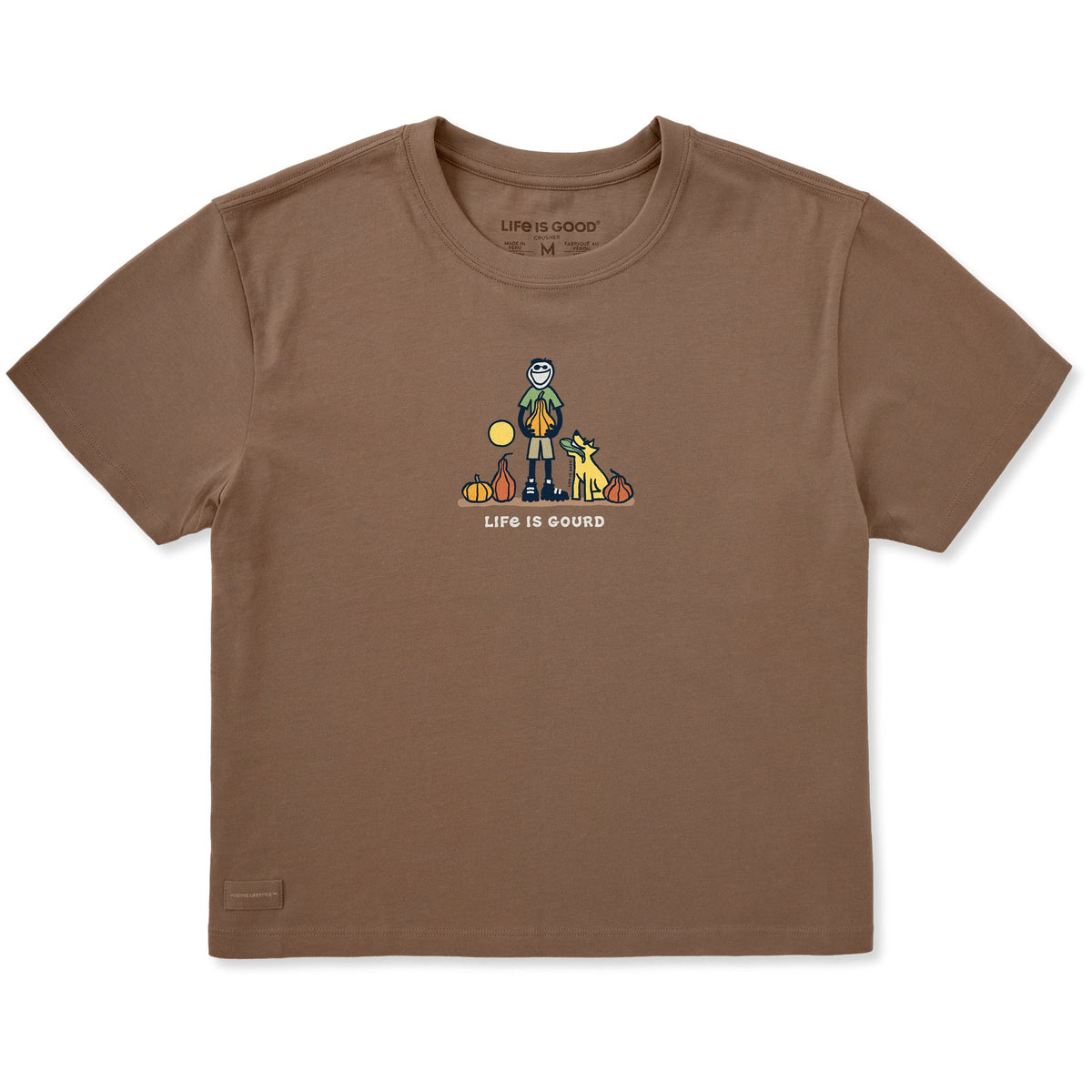 Women's Life is Gourd Jake Short Sleeve Crusher Boxy Tee product image 1