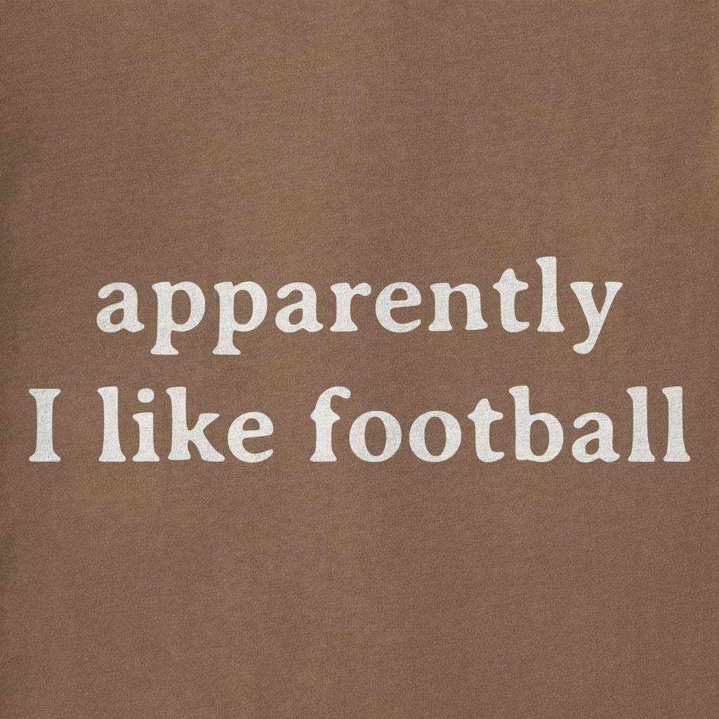Women's Apparently I like Football Crusher-LITE Shrunken Tee product image 2