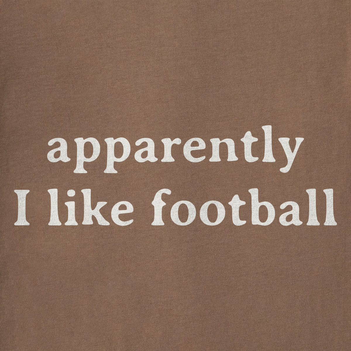 Women's Apparently I like Football Crusher-LITE Shrunken Tee product image 2