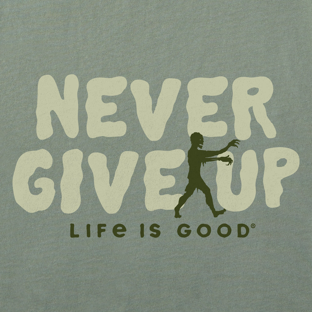 Women's Never Give Up Zombie Short Sleeve Crusher Boxy Tee product image 2