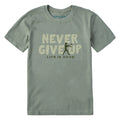 Kids Never Give Up Zombie Short Sleeve Crusher Tee product image 1