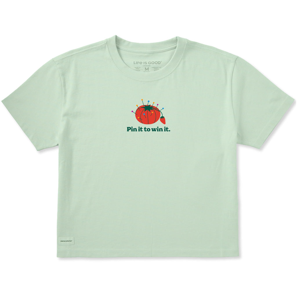 Women's Pin It to Win It Short Sleeve Crusher Boxy Tee product image 1