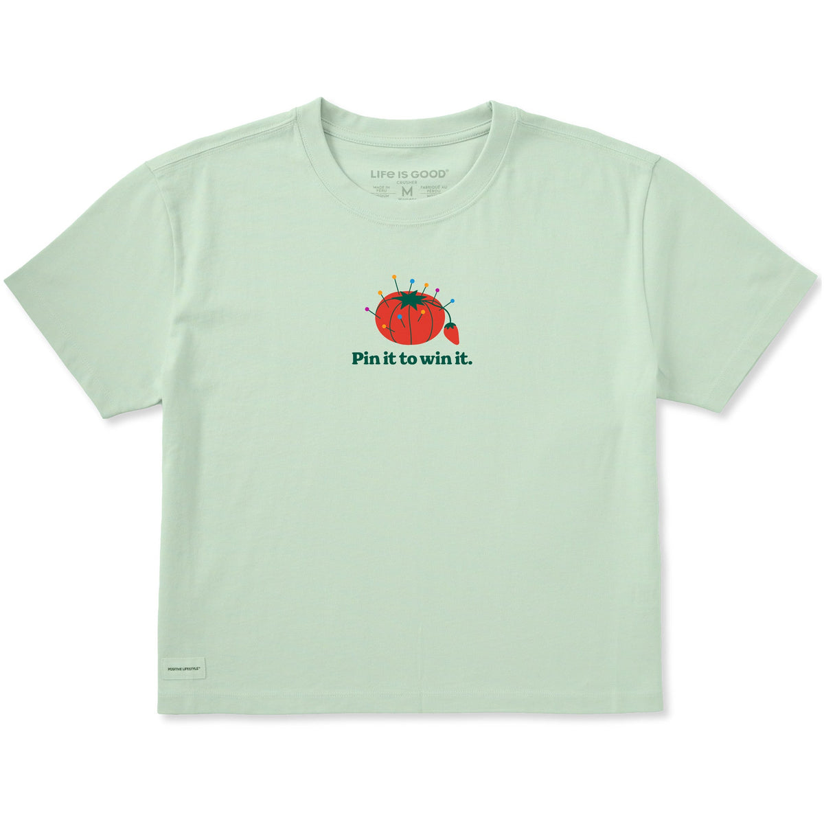Women's Pin It to Win It Short Sleeve Crusher Boxy Tee product image 1