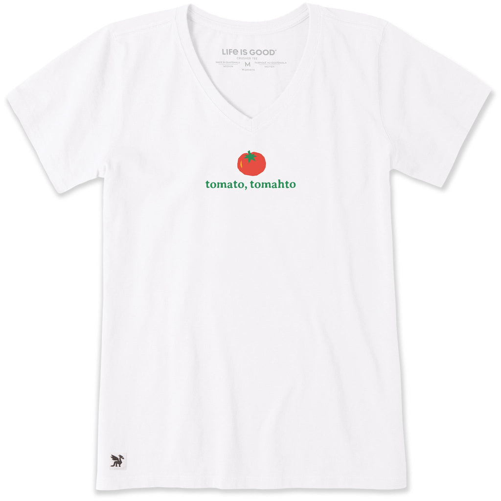 Women's Tomato, Tomahto Short Sleeve Crusher Vee product image 1