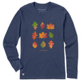 Women's Nine Fall Leaves Long Sleeve Crusher Tee product image 1