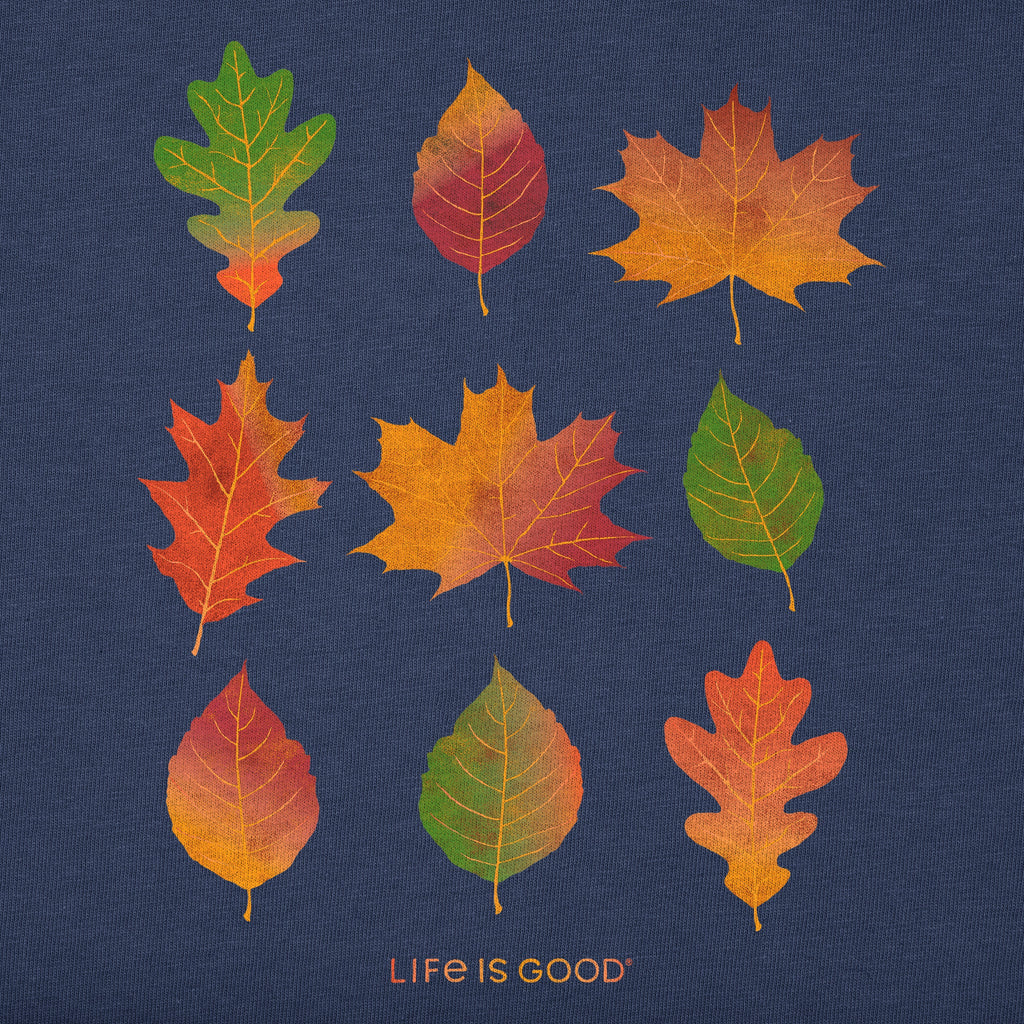 Women's Nine Fall Leaves Long Sleeve Crusher Tee product image 2