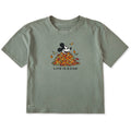 Women's Leaf Pile Willie Short Sleeve Crusher Boxy Tee product image 1