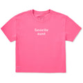 Women's Favorite Aunt Short Sleeve Crusher Boxy Tee product image 1