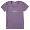 Women's Favorite Grandma Short Sleeve Crusher Vee product image 1
