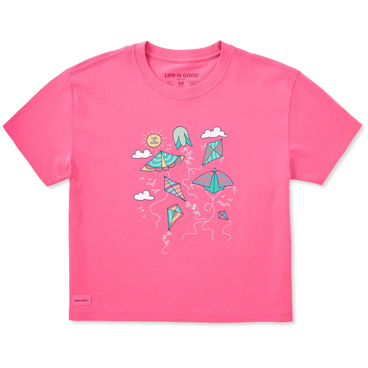 Women's Go Fly a Kite Short Sleeve Crusher Boxy Tee product image 1