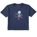 Women's Long Live Whimsy Short Sleeve Crusher Boxy Tee