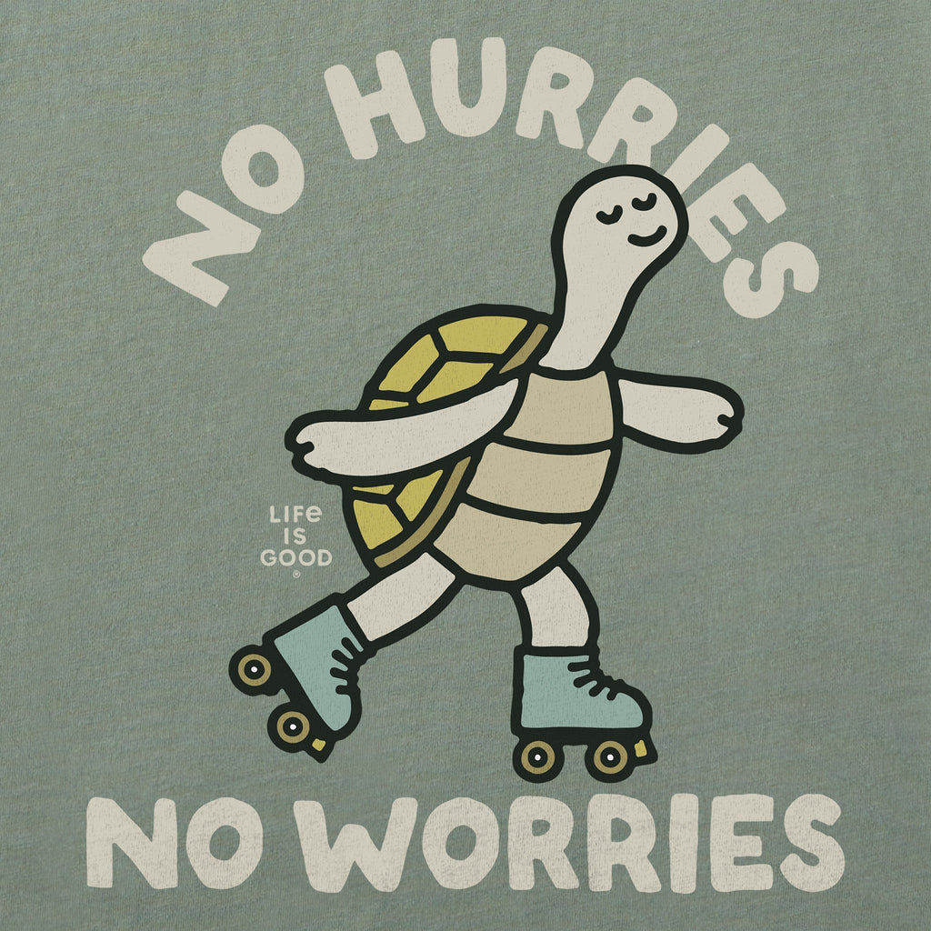 Men's No Hurries Turtle Skate Short Sleeve Crusher Tee product image 2