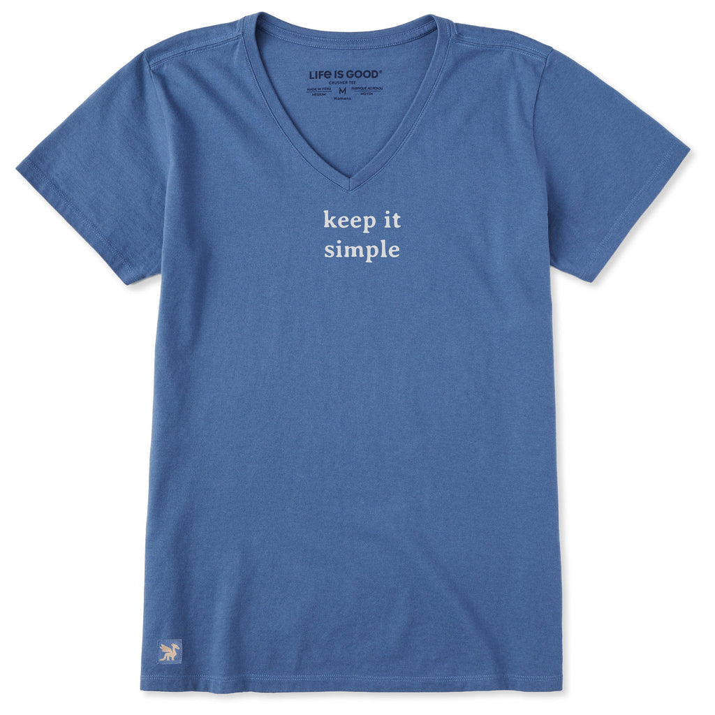 Women's Keep it Very Simple Short Sleeve Crusher Vee product image 1