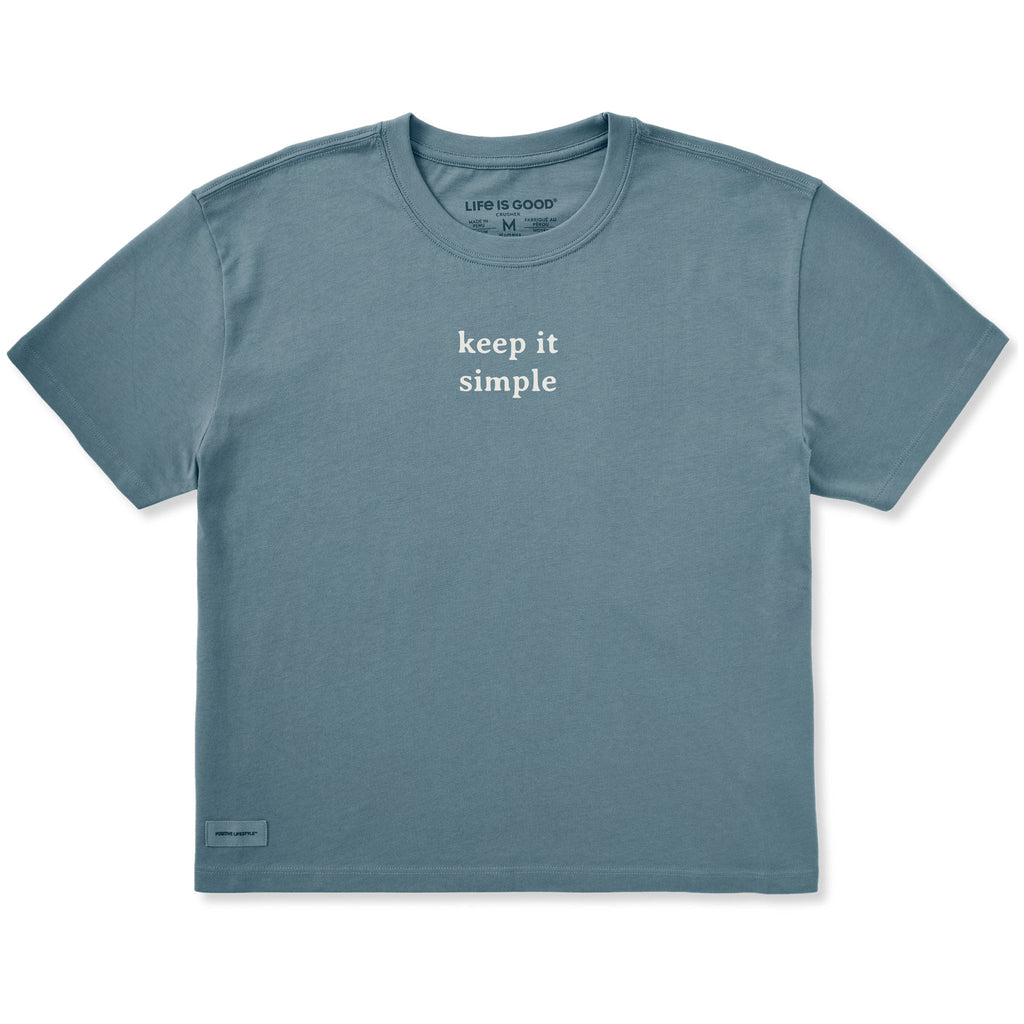 Women's Keep it Very Simple Short Sleeve Crusher Boxy Tee product image 1