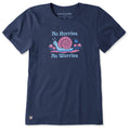 Women's No Hurries No Worries Snail Short Sleeve Crusher Tee product image 1