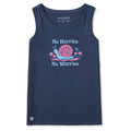 Women's No Hurries No Worries Snail Crusher Tank product image 1