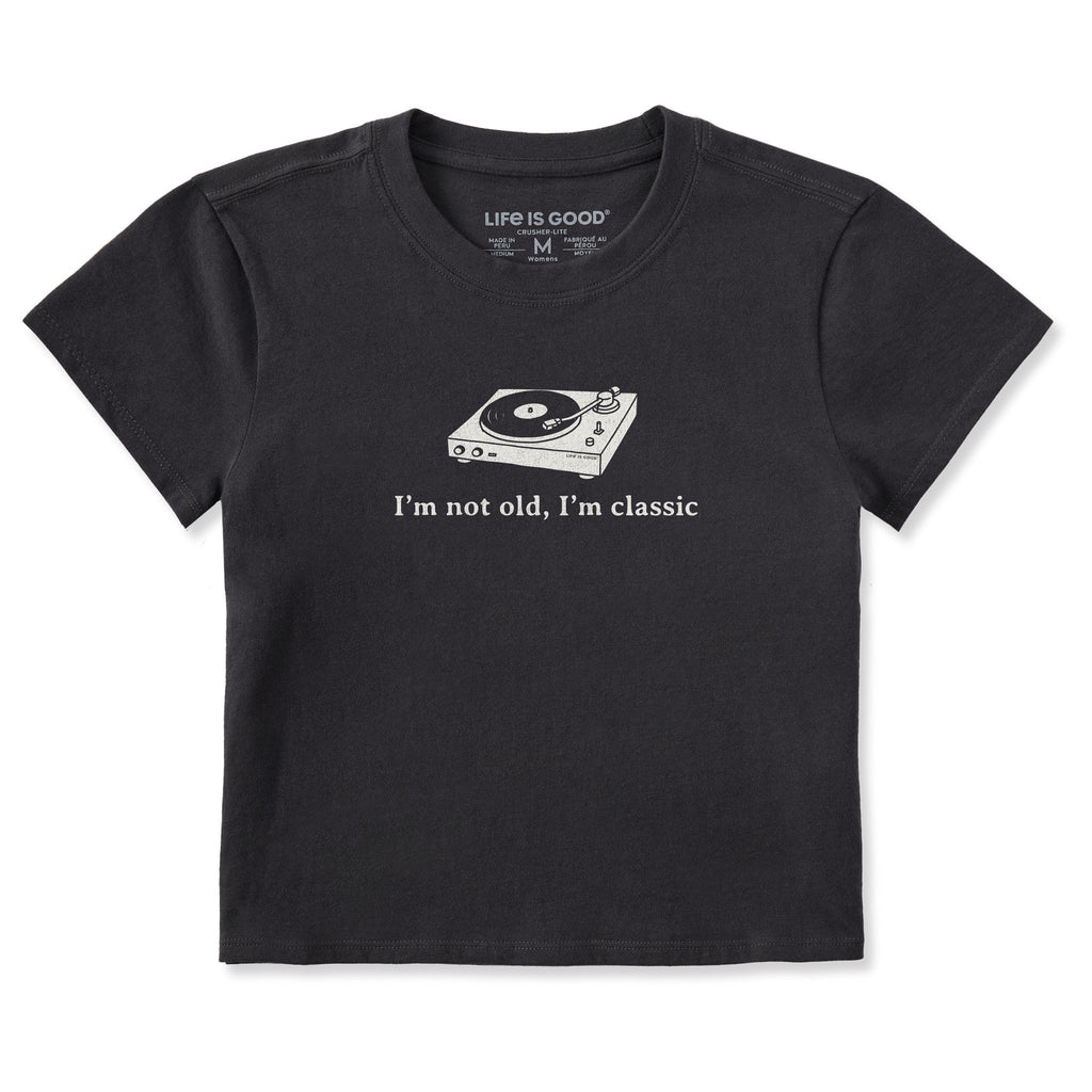 Women's I'm Not Old Turntable Crusher-LITE Shrunken Tee product image 1