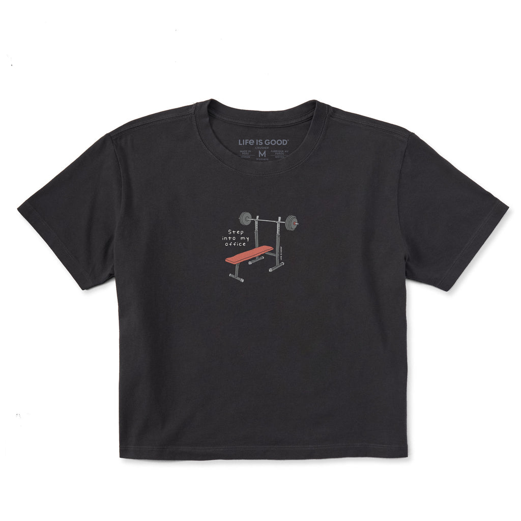 Women's Step Into My Office Bench Short Sleeve Crusher Boxy product image 1