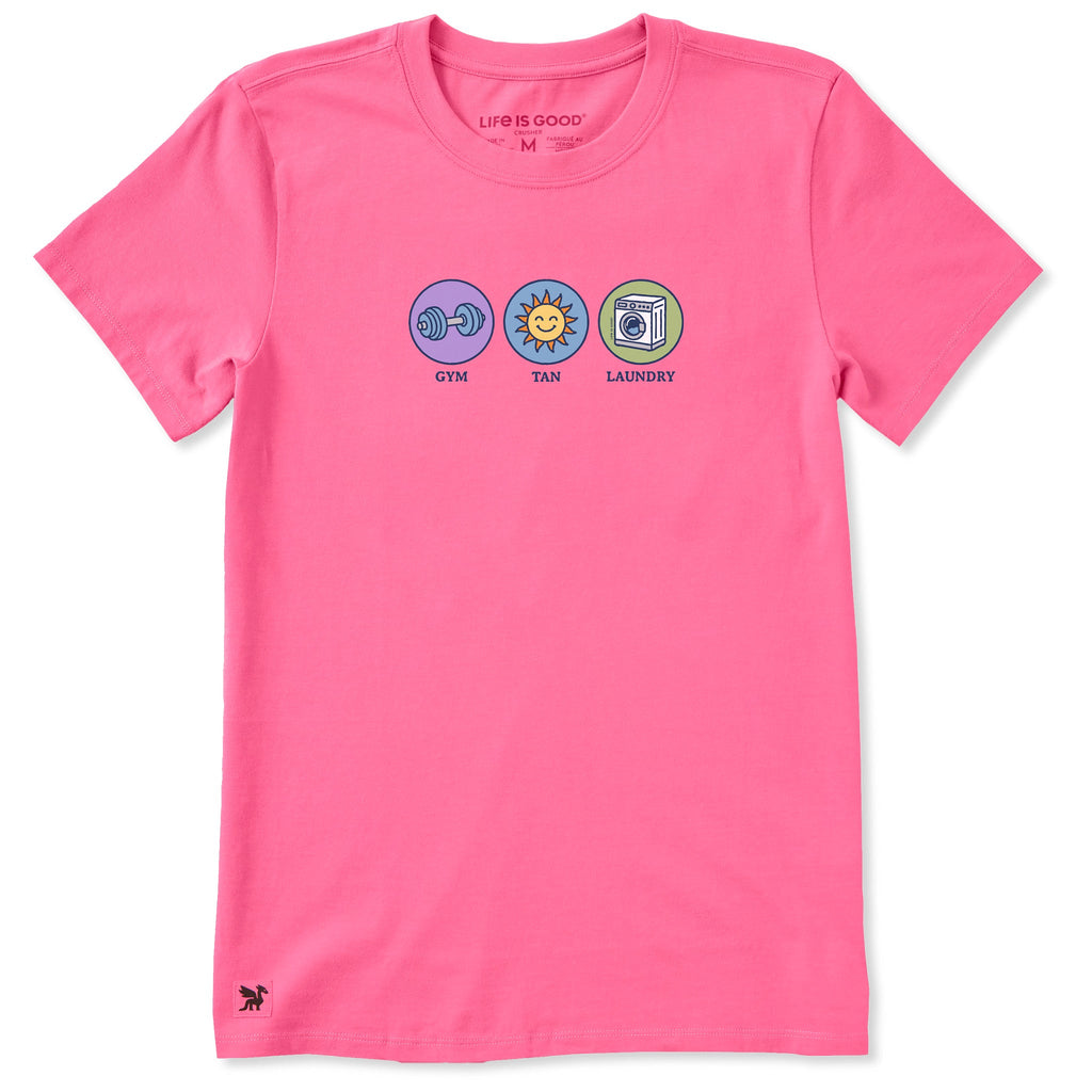 Women's Gym Tan Laundry Short Sleeve Crusher Tee product image 1