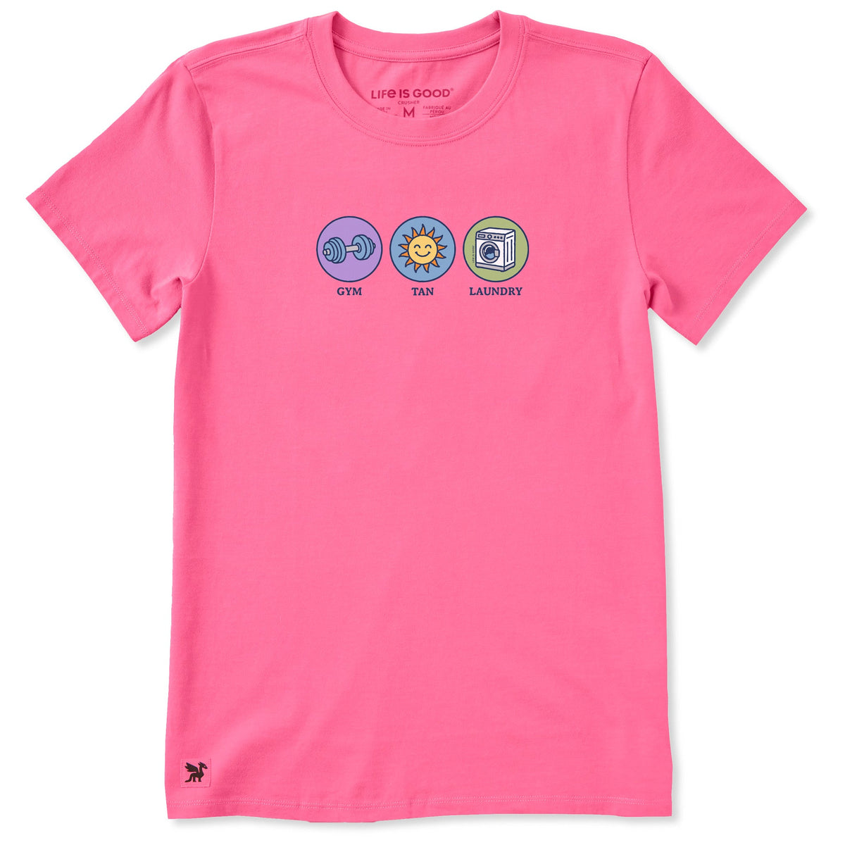 Women's Gym Tan Laundry Short Sleeve Crusher Tee product image 1