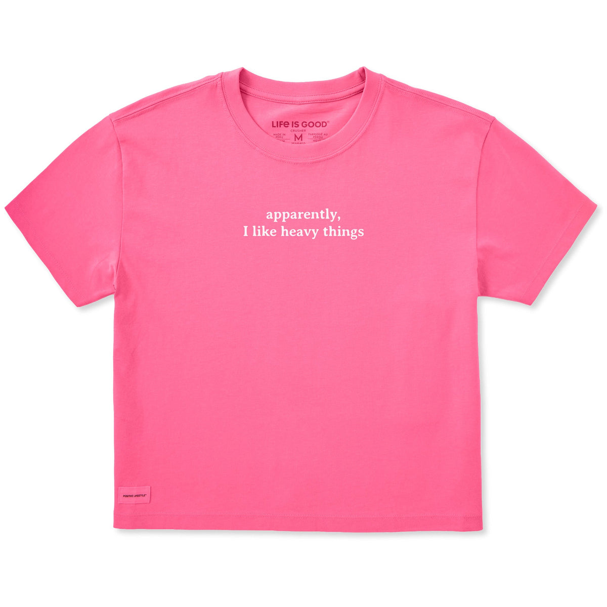 Women's Apparently I Like Heavy Things Short Sleeve Crusher product image 1
