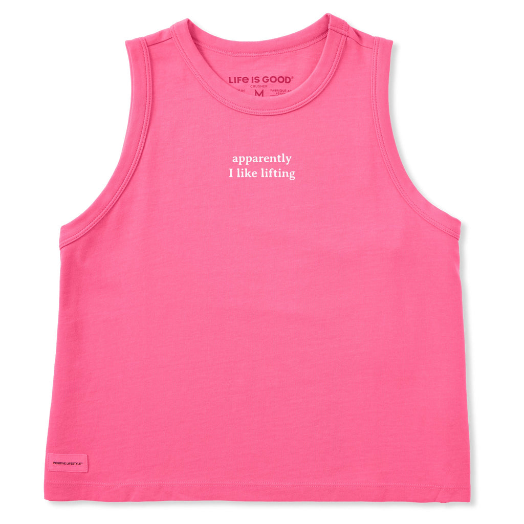 Women's Apparently I Like Lifting Crusher Boxy Tank product image 1