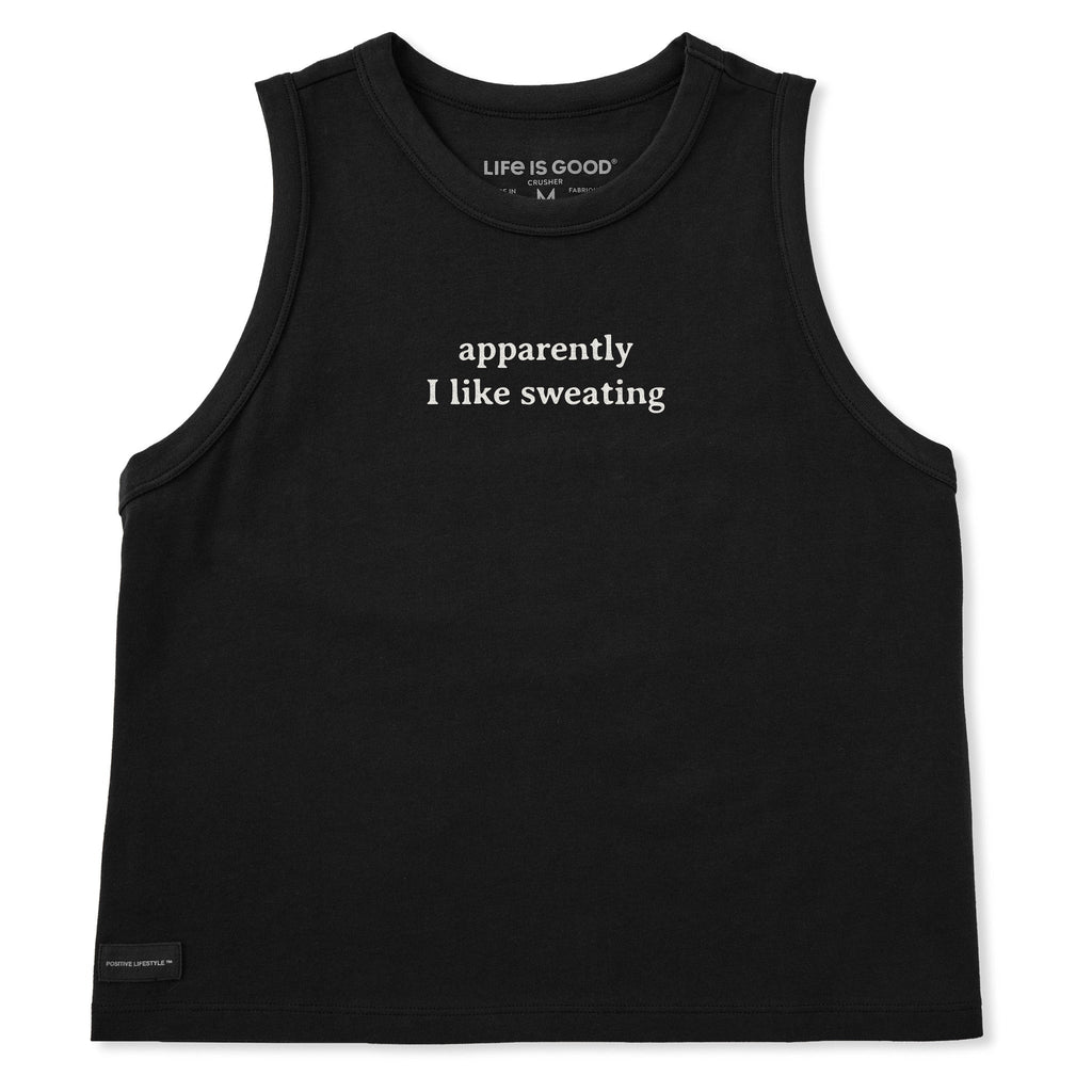 Women's Apparently I Like Sweating Crusher Boxy Tank product image 1