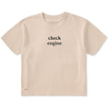 Women's Check Engine Short Sleeve Crusher Boxy Tee product image 1