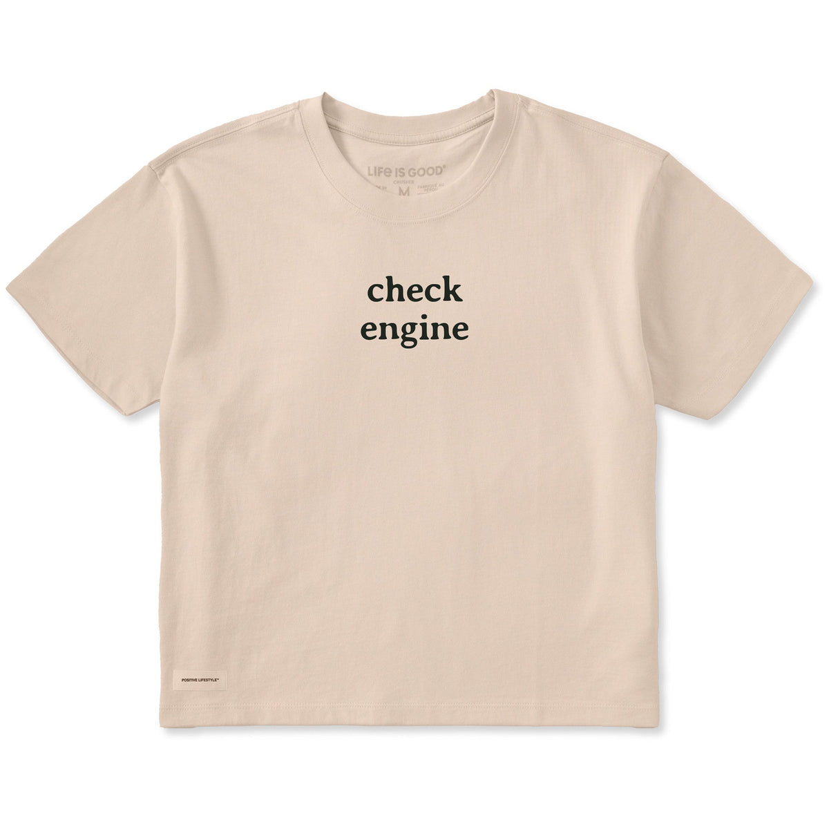 Women's Check Engine Short Sleeve Crusher Boxy Tee product image 1