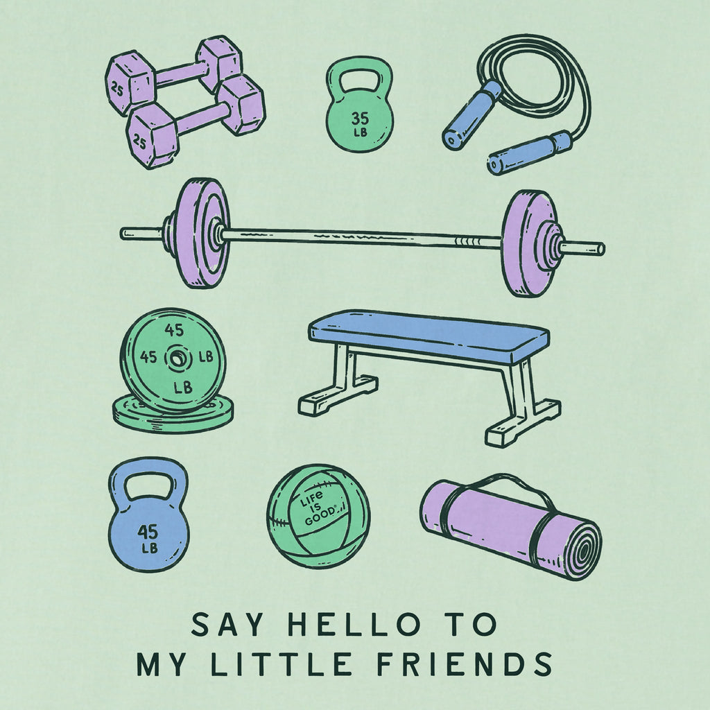 Women's Say Hello to My Little Gym Friends Short Sleeve product image 2