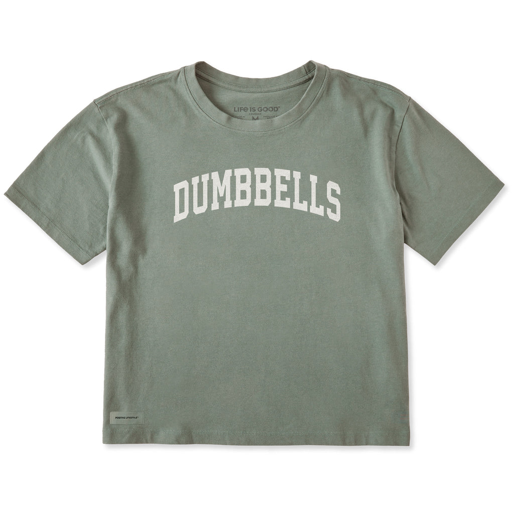 Women's Dumbbells Arch Short Sleeve Crusher Boxy Tee product image 1