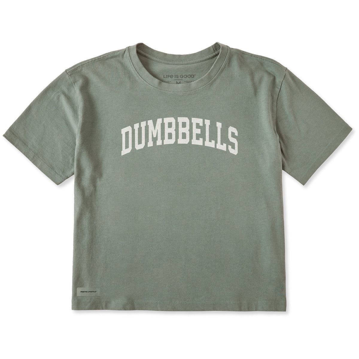 Women's Dumbbells Arch Short Sleeve Crusher Boxy Tee product image 1