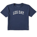 Women's A Leg Day Arch Short Sleeve Crusher Boxy Tee product image 1