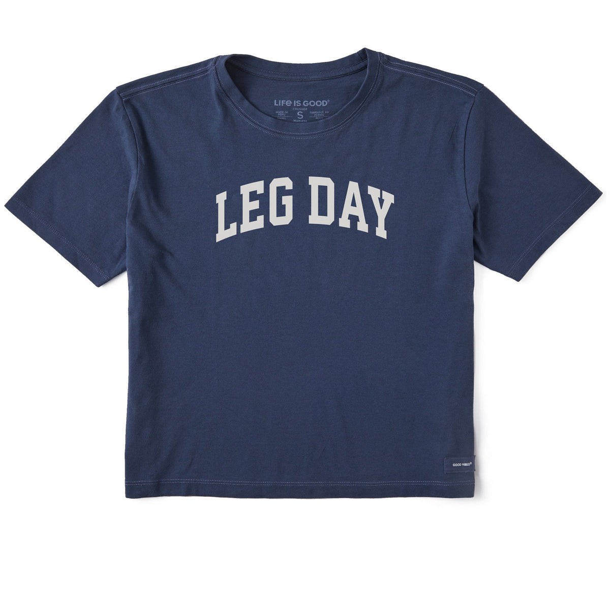 Women's A Leg Day Arch Short Sleeve Crusher Boxy Tee product image 1
