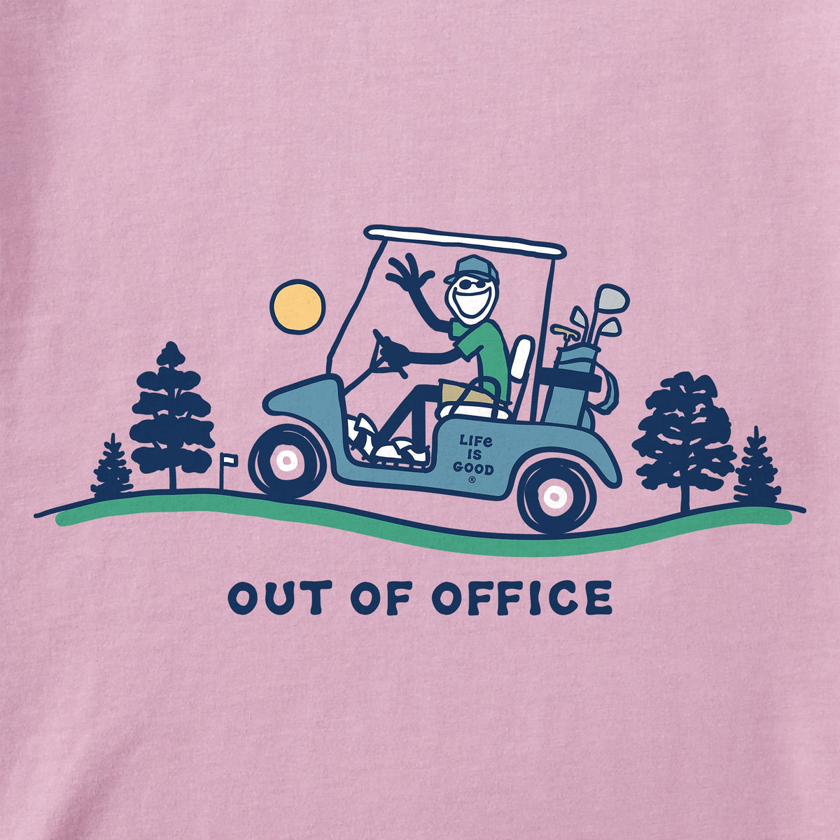 Women's Jake Out of Office Golf Cart Short Sleeve Crusher product image 2