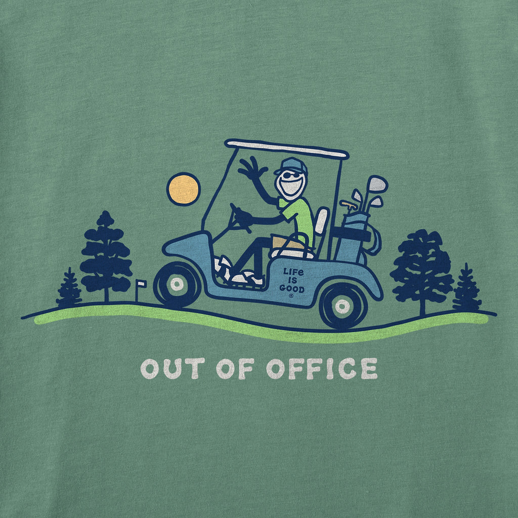 Men's Jake Out of Office Golf Cart Short Sleeve Crusher Tee product image 2
