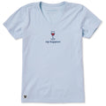 Women's Sip Happens Short Sleeve Crusher Vee product image 1