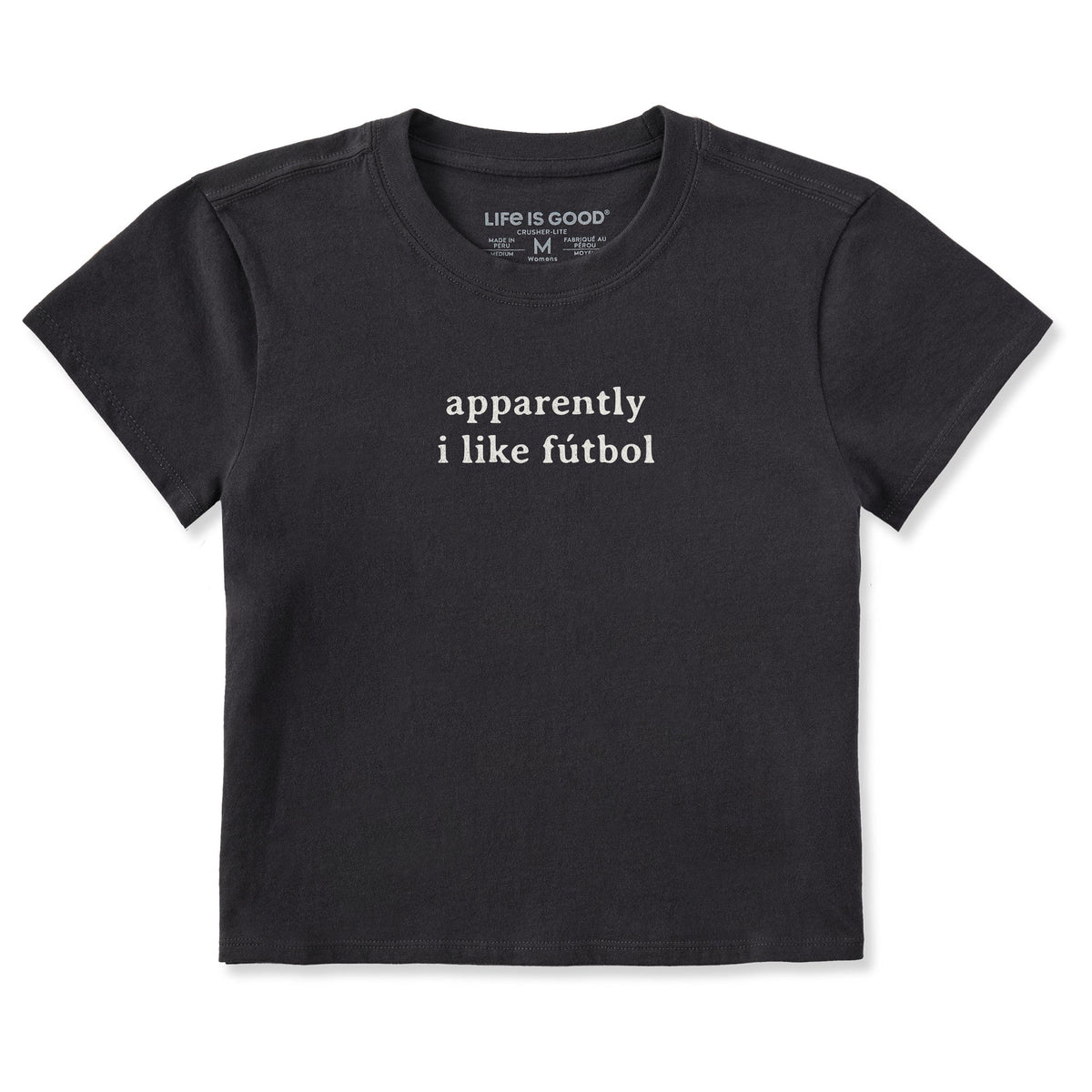 Women's Apparently I Like Futbol Crusher-LITE Shrunken Tee