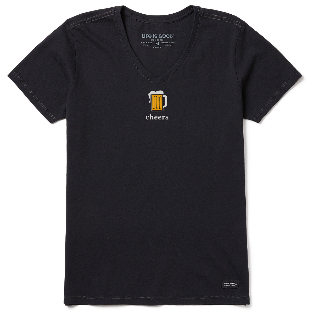 Women's Cheers Beer Mug Short Sleeve Vee