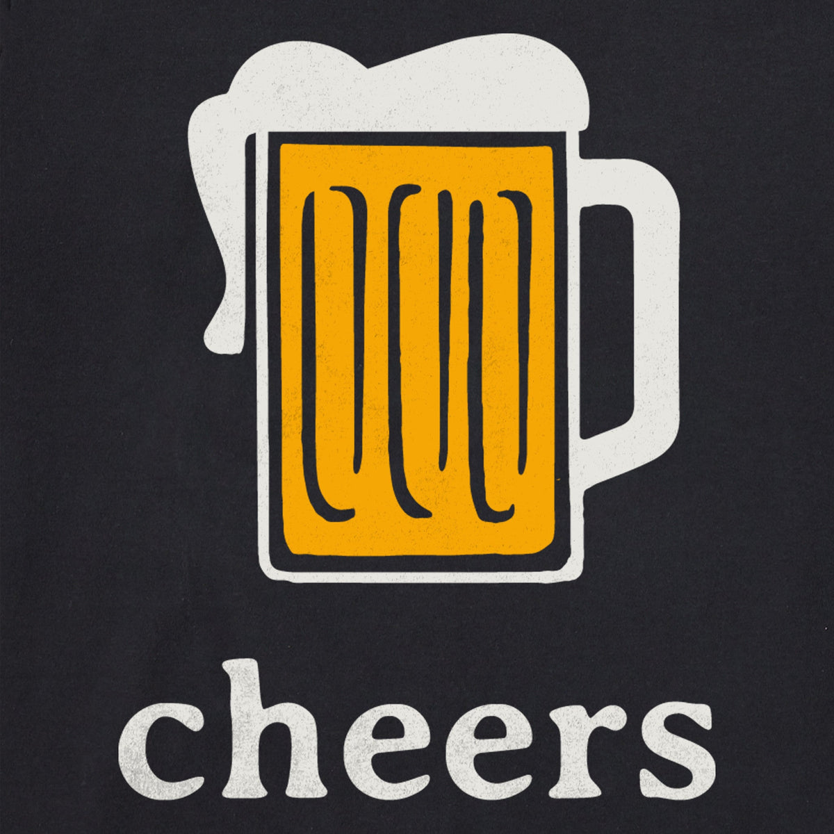 Women's Cheers Beer Mug Crusher-LITE Shrunken Tee