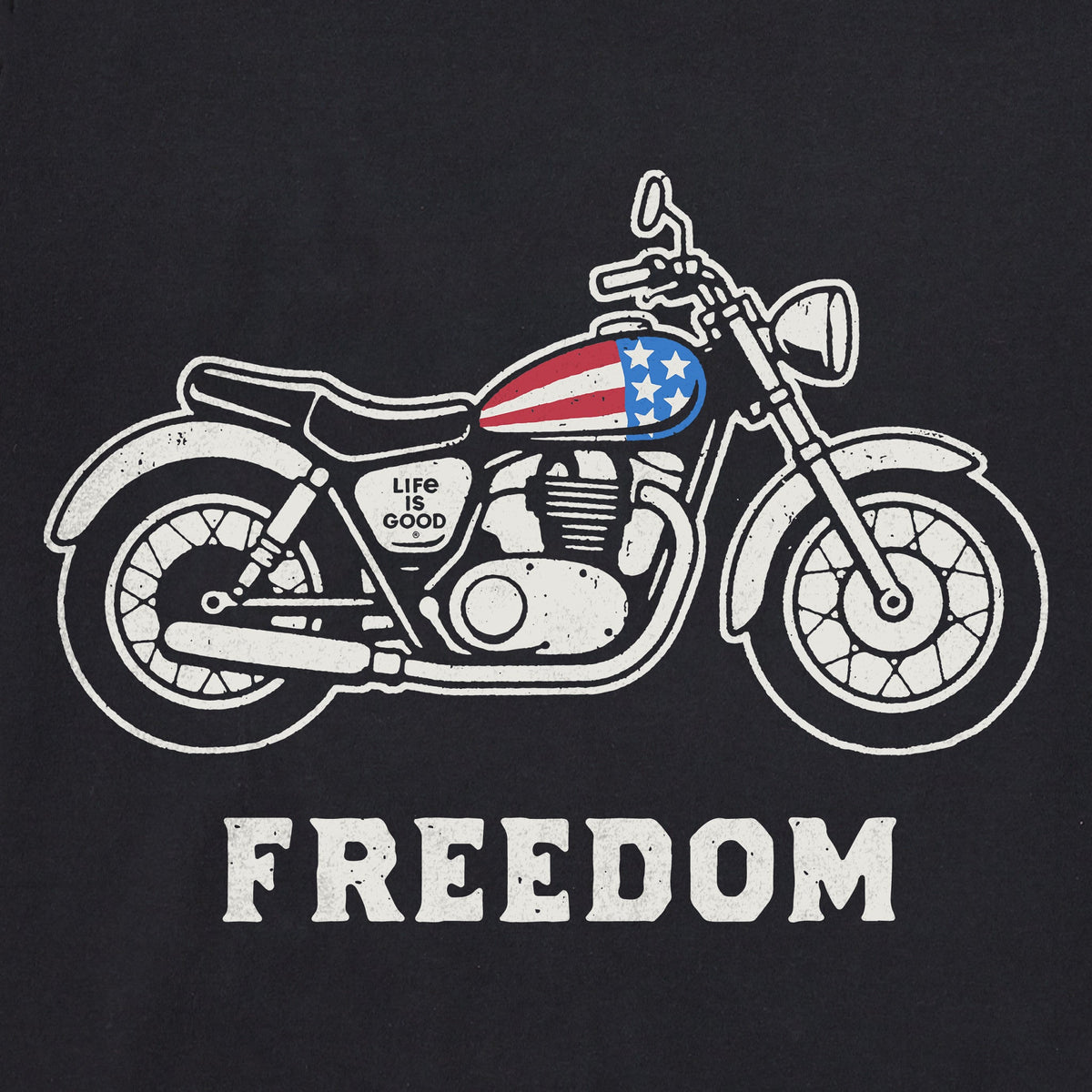 Women's Americana Freedom Motorcycle Short Sleeve Crusher product image 2