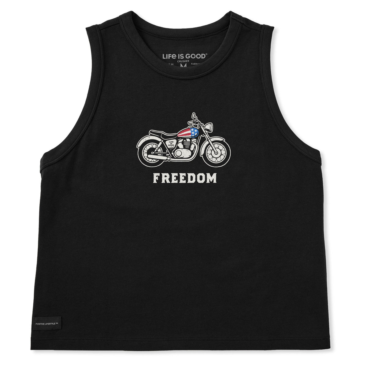 Women's Americana Freedom Motorcycle Crusher Boxy Tank product image 1