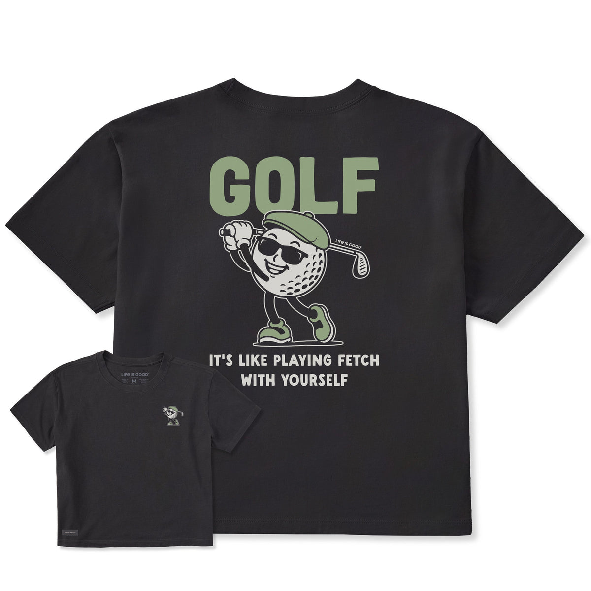 Women's Golf Retro Mascot Short Sleeve Crusher Boxy Tee product image 1