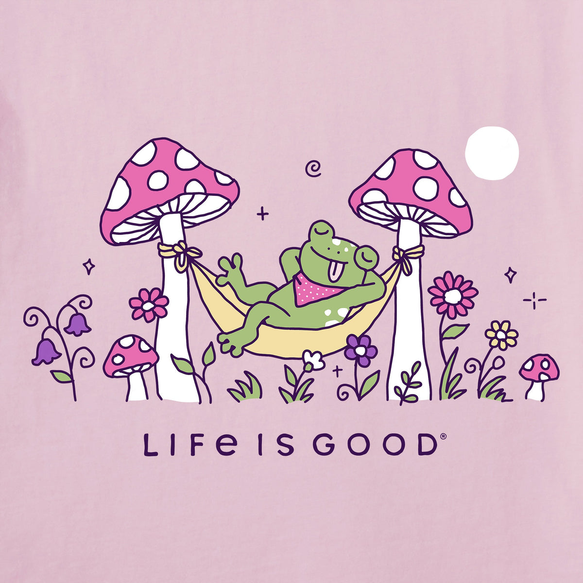 Women's Frog Mushroom Hammock Short Sleeve Crusher Tee product image 2