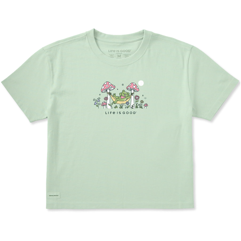 Women's Frog Mushroom Hammock Short Sleeve Crusher Boxy Tee product image 1