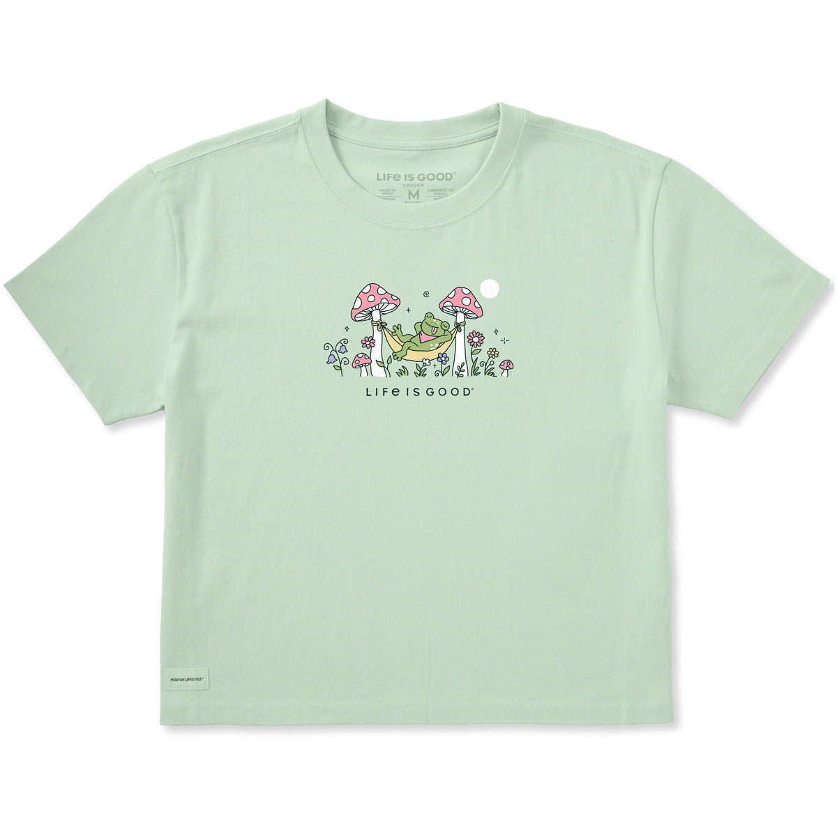 Women's Frog Mushroom Hammock Short Sleeve Crusher Boxy Tee product image 1