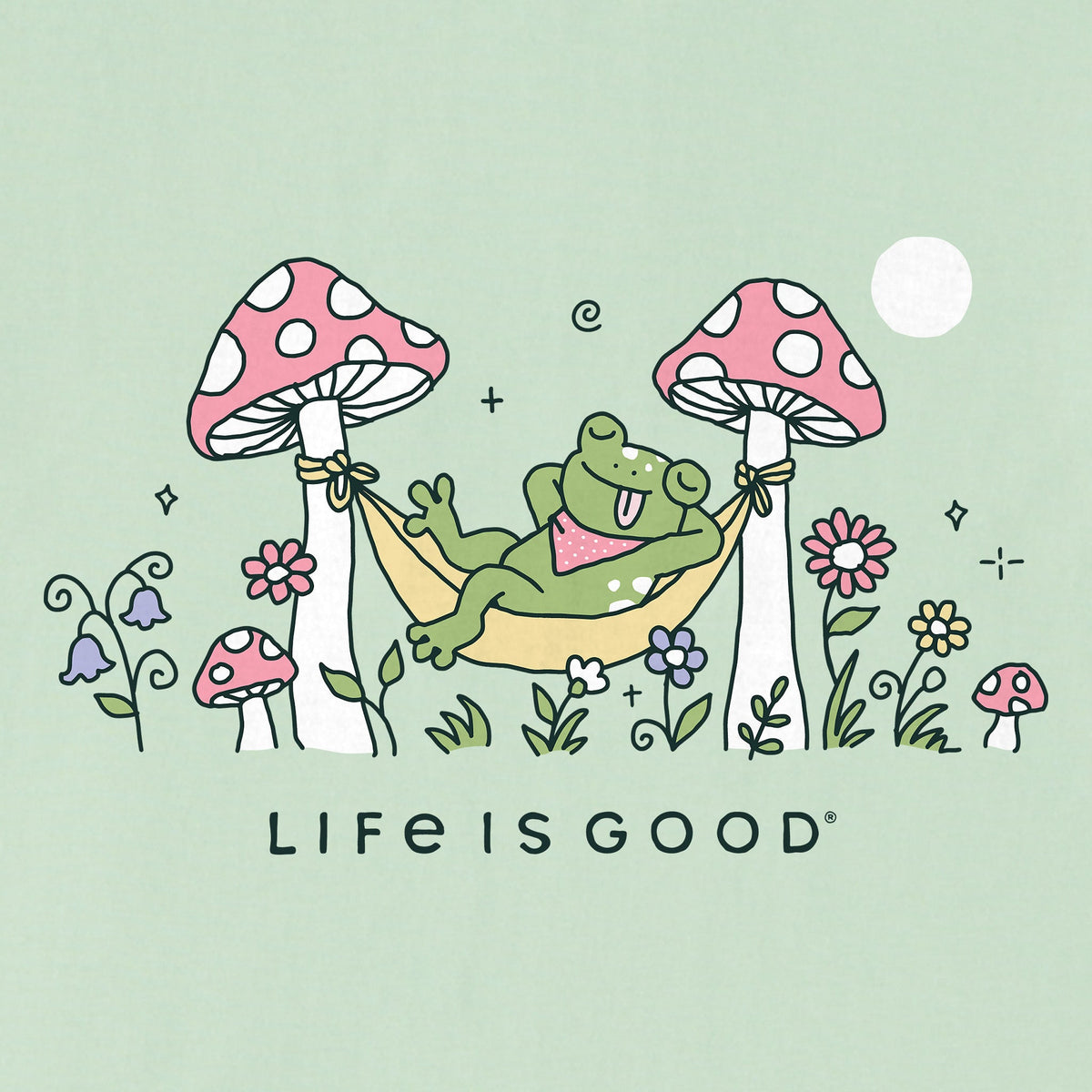 Women's Frog Mushroom Hammock Short Sleeve Crusher Boxy Tee product image 2