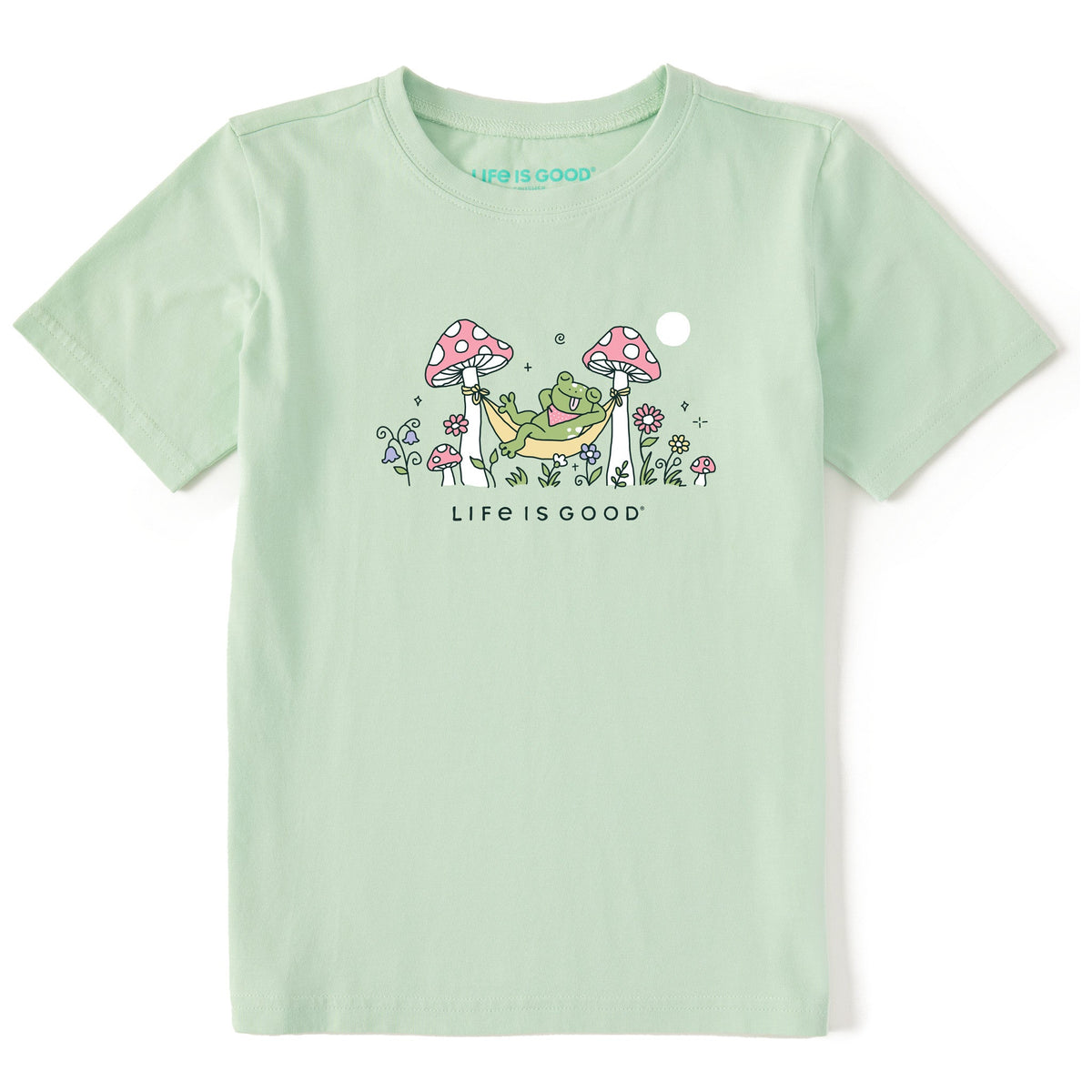 Kids Frog Mushroom Hammock Short Sleeve Crusher Tee product image 1